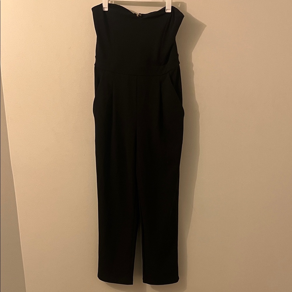 Express Strapless Elegant Black Jumpsuit